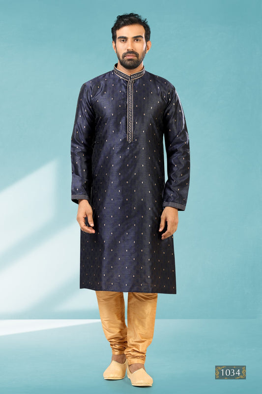 Men's Kurta Pajama - Royal Madhubani