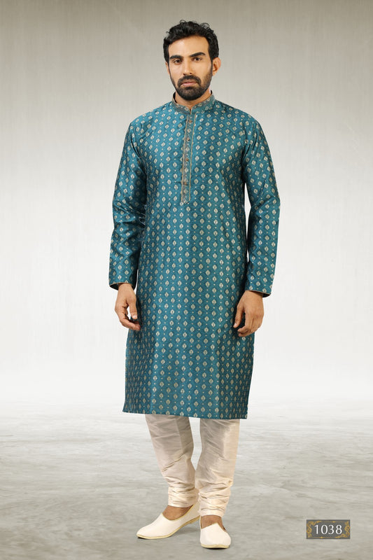 Men's Kurta Pajama - Royal Madhubani