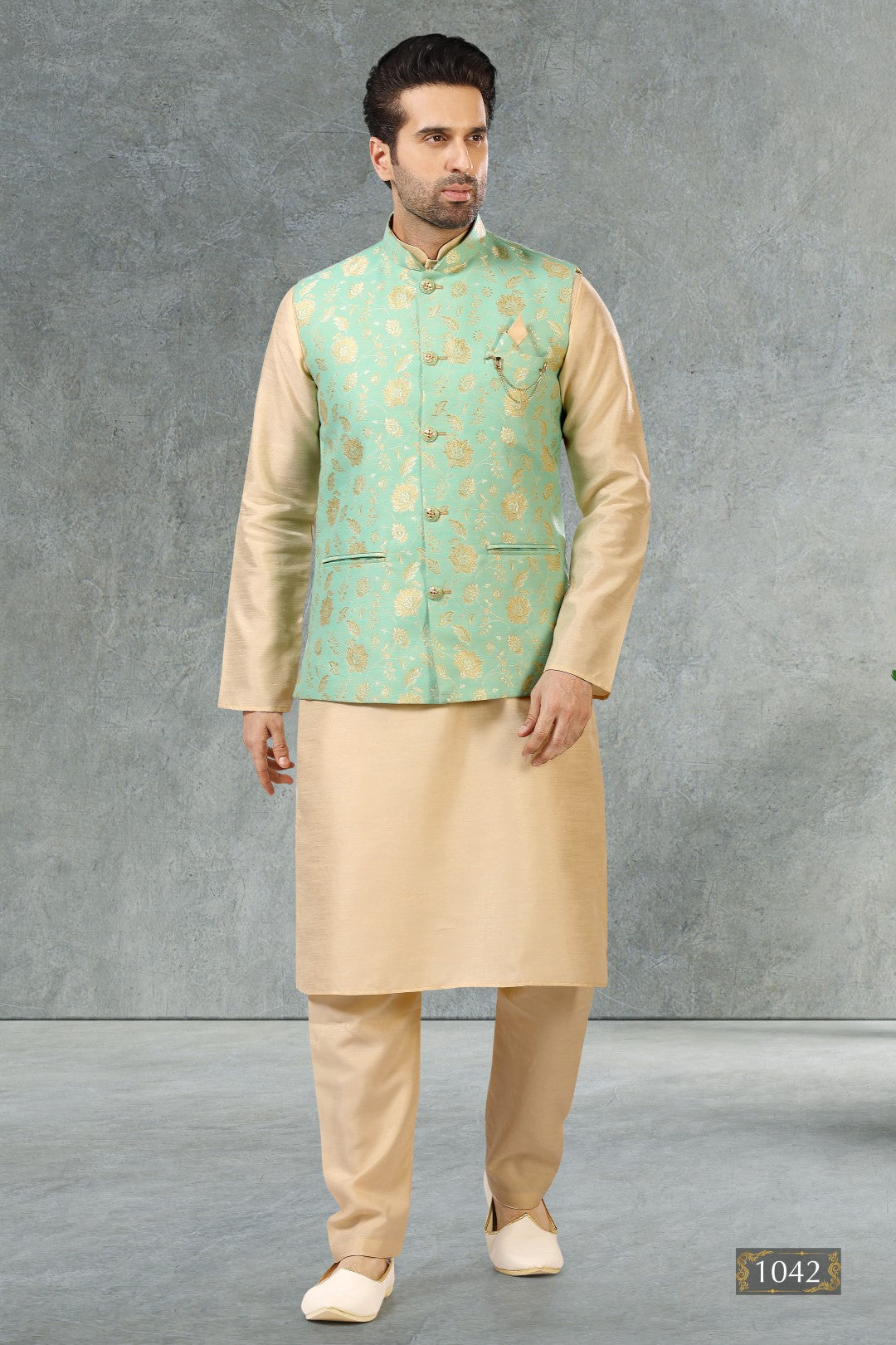 Men's Kurta Pajama - Royal Madhubani