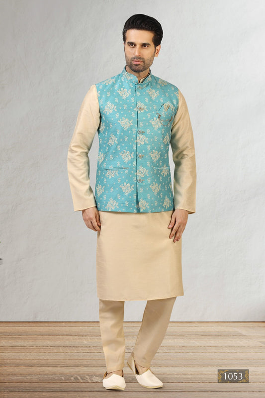 Men's Kurta Pajama - Royal Madhubani