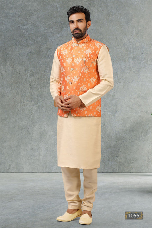 Men's Kurta Pajama - Royal Madhubani