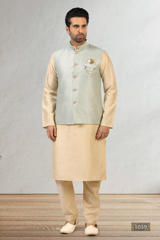 Men's Kurta Pajama - Royal Madhubani