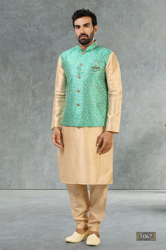 Men's Kurta Pajama - Royal Madhubani