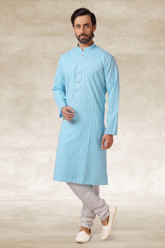 Men's Kurta Pajama - Royal Madhubani