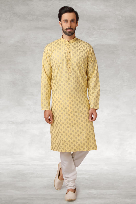 Men's Kurta Pajama - Royal Madhubani