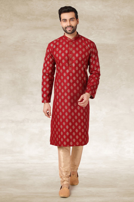 Men's Kurta Pajama - Royal Madhubani