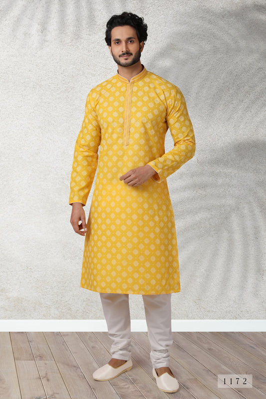 Men's Kurta Pajama - Royal Madhubani