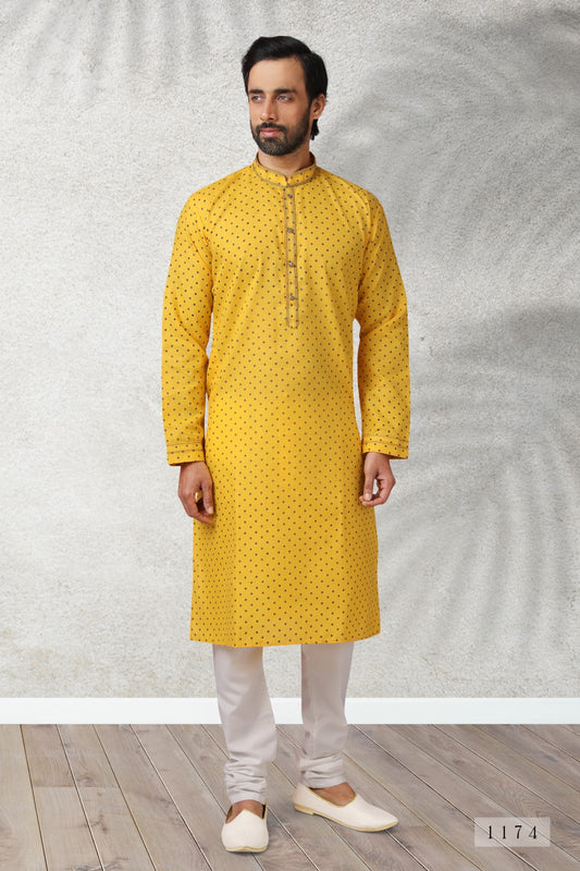 Men's Kurta Pajama - Royal Madhubani