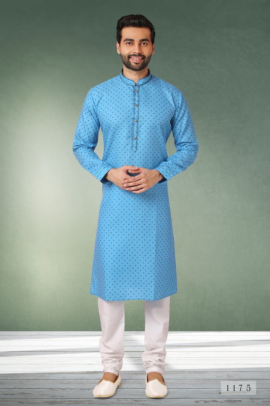 Men's Kurta Pajama - Royal Madhubani