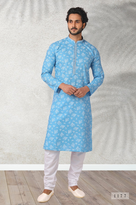 Men's Kurta Pajama - Royal Madhubani