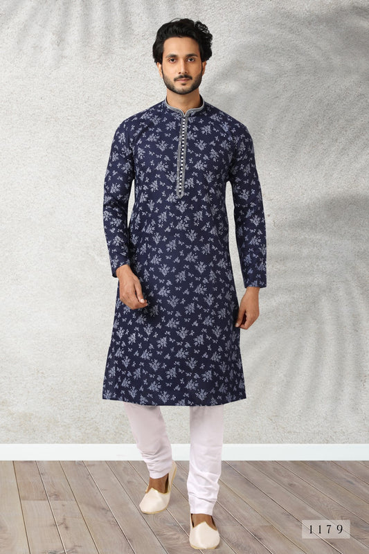 Men's Kurta Pajama - Royal Madhubani