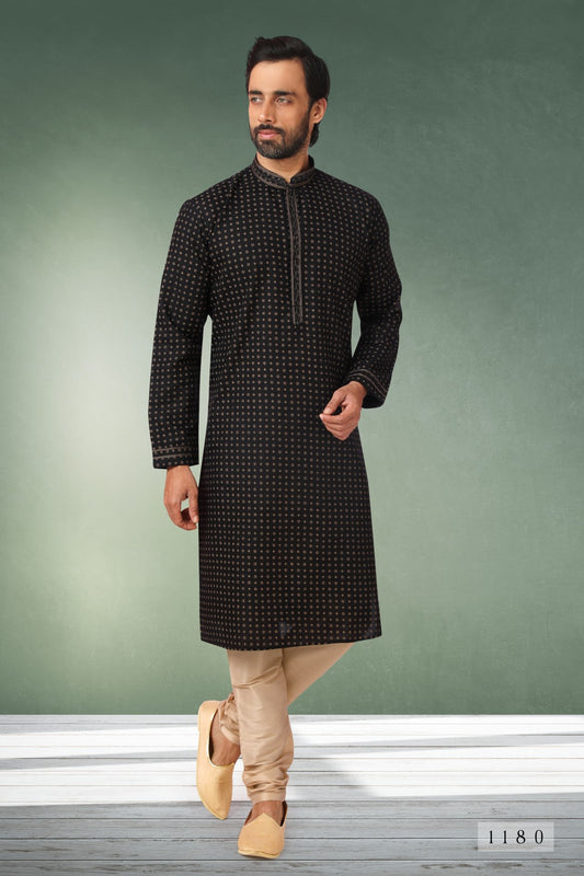 Men's Kurta Pajama - Royal Madhubani