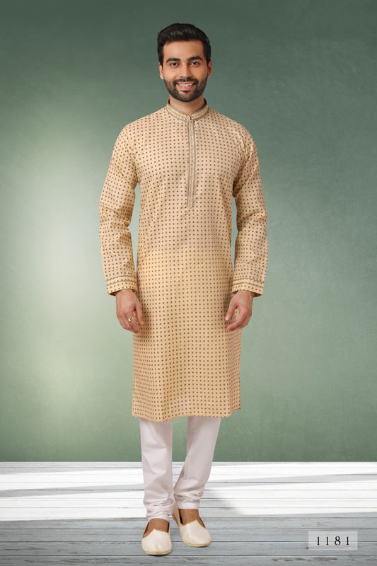 Men's Kurta Pajama - Royal Madhubani