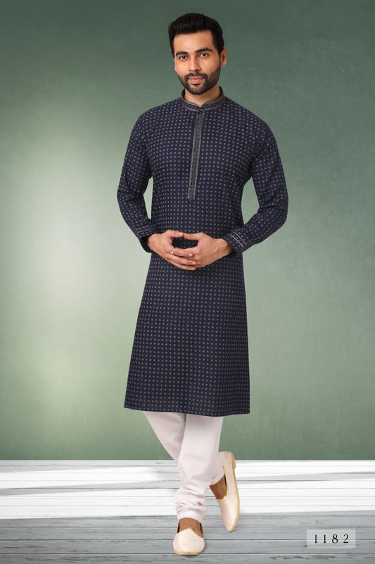 Men's Kurta Pajama - Royal Madhubani