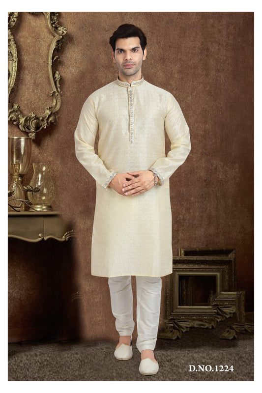 Men's Kurta Pajama - Royal Madhubani