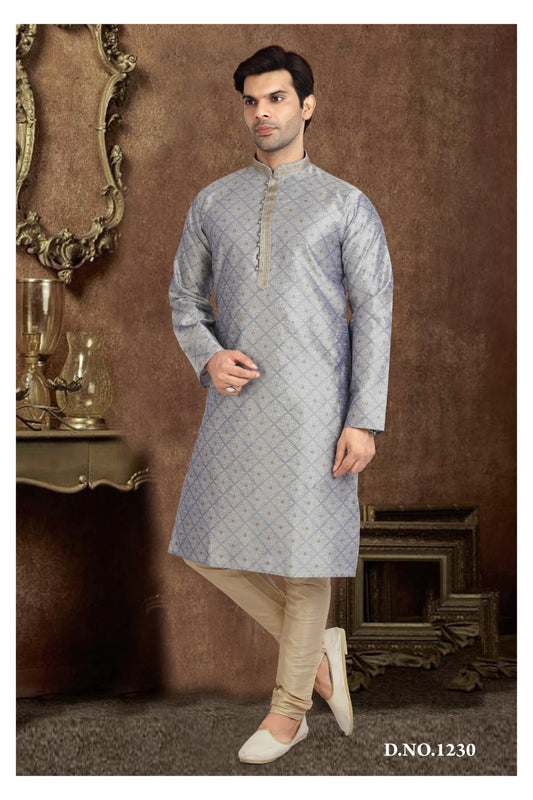 Men's Kurta Pajama - Royal Madhubani