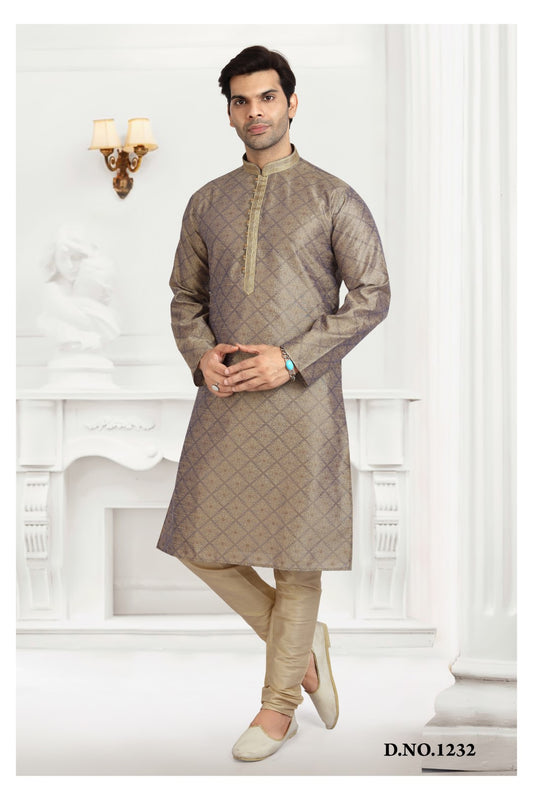 Men's Kurta Pajama - Royal Madhubani