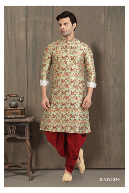 Men's Kurta Pajama - Royal Madhubani