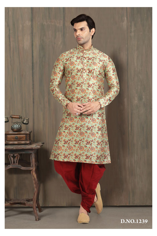 Men's Kurta Pajama - Royal Madhubani