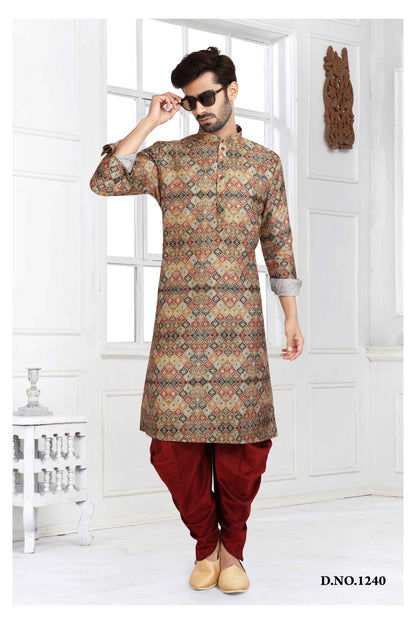 Men's Kurta Pajama - Royal Madhubani