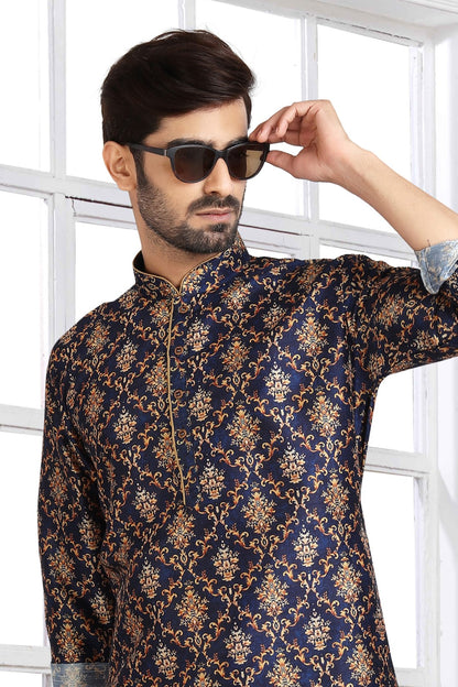 Men's Kurta Pajama - Royal Madhubani