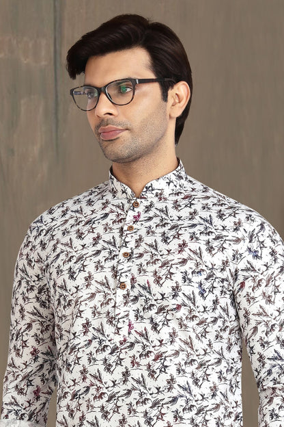 Men's Kurta Pajama - Royal Madhubani