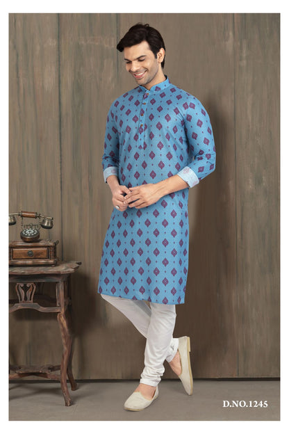 Men's Kurta Pajama - Royal Madhubani