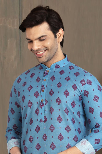 Men's Kurta Pajama - Royal Madhubani