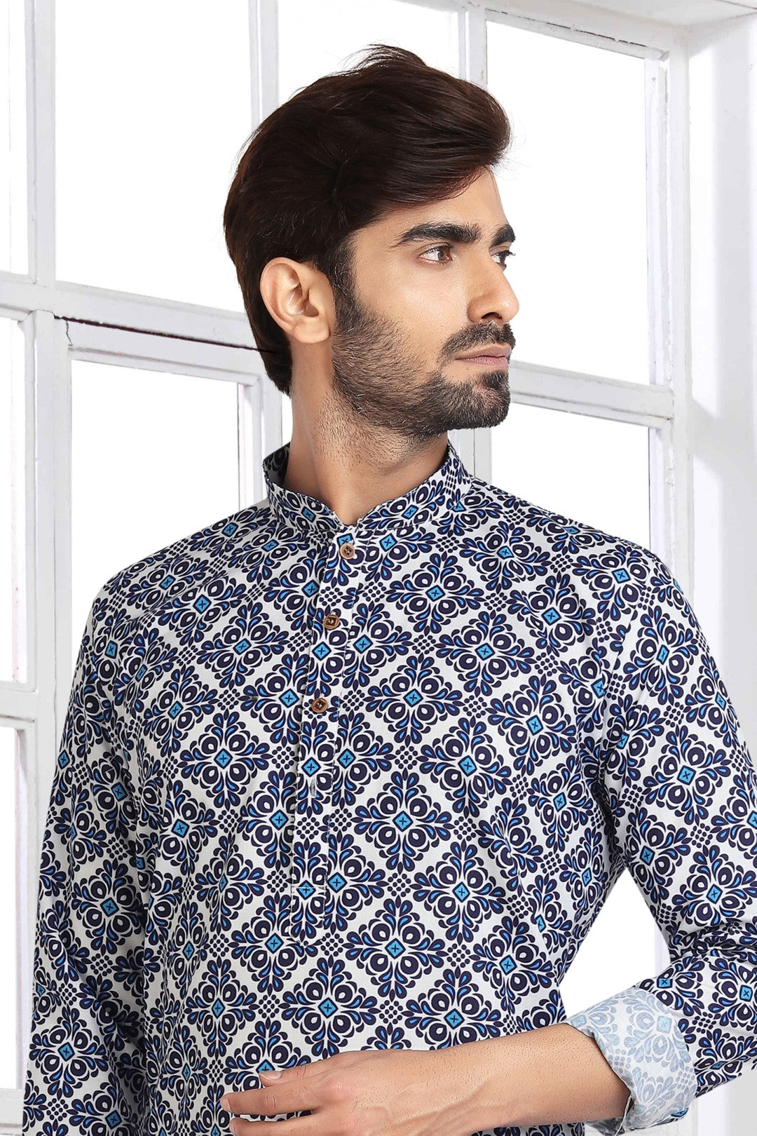 Men's Kurta Pajama - Royal Madhubani