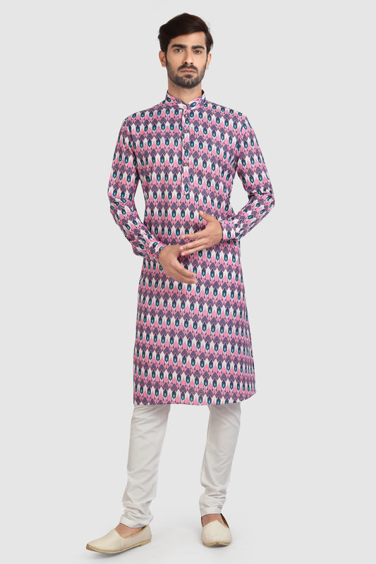 Men's Kurta Pajama - Royal Madhubani