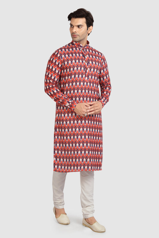 Men's Kurta Pajama - Royal Madhubani