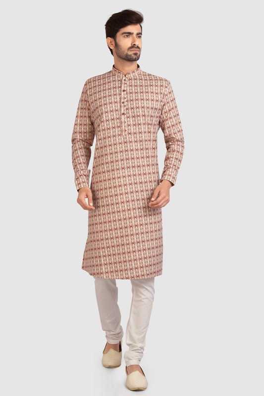 Men's Kurta Pajama - Royal Madhubani