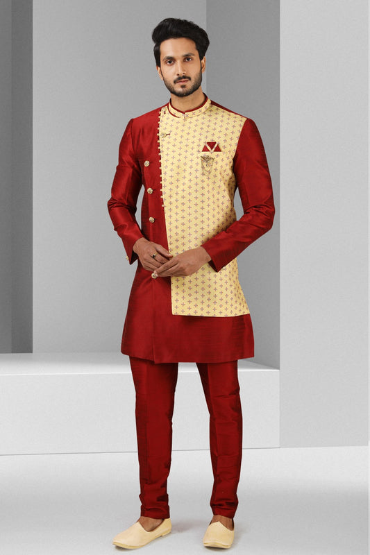 Men's Indo-Western - Royal Madhubani