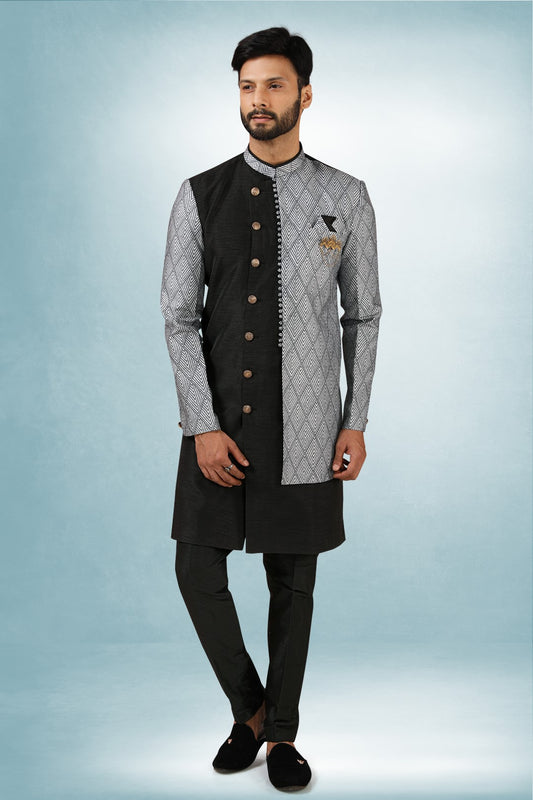 Men's Indo-Western - Royal Madhubani