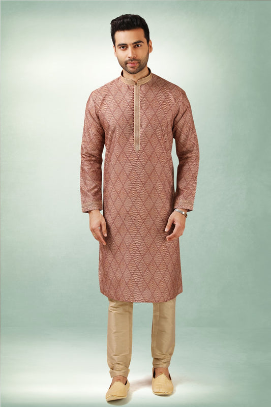 Men's Kurta Pajama - Royal Madhubani