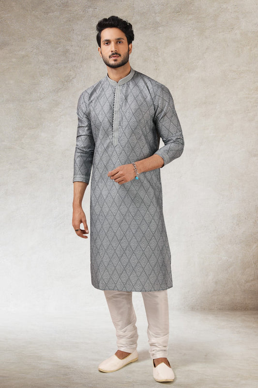 Men's Kurta Pajama - Royal Madhubani