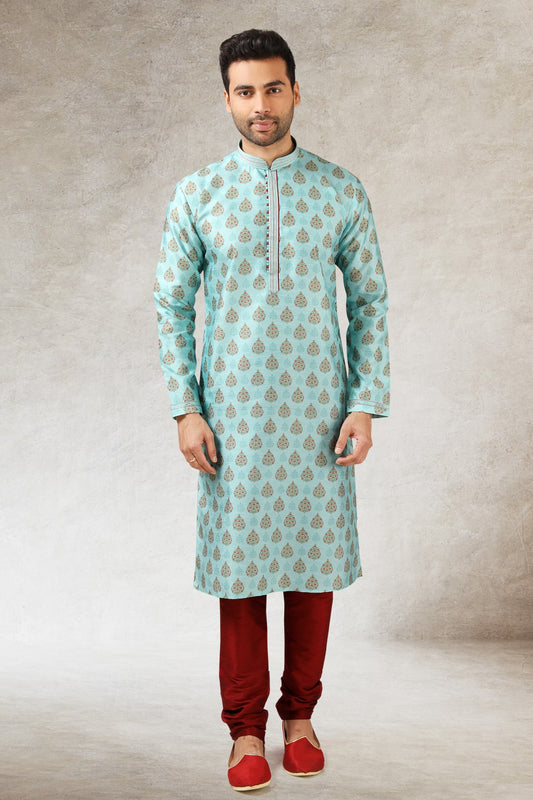 Men's Kurta Pajama - Royal Madhubani