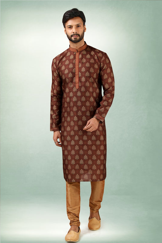 Men's Kurta Pajama - Royal Madhubani