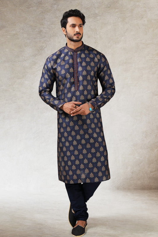 Men's Kurta Pajama - Royal Madhubani