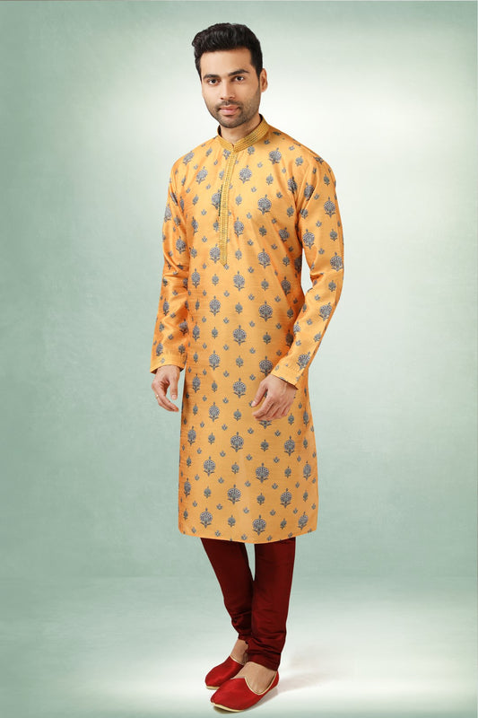 Men's Kurta Pajama - Royal Madhubani