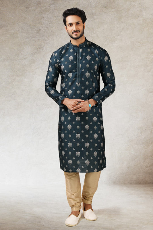 Men's Kurta Pajama - Royal Madhubani