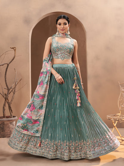 Royal Madhubani Lehenga Choli