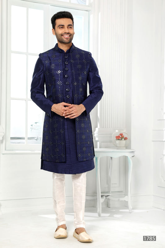 Men's Indo-Western - Royal Madhubani