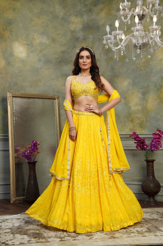 Buy Online Lehenga Choli | Royal Madhubani