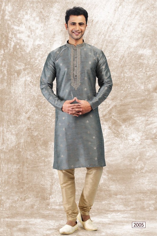 Men's Kurta Pajama - Royal Madhubani