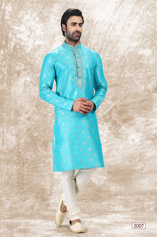 Men's Kurta Pajama - Royal Madhubani