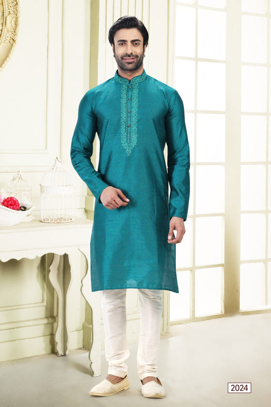 Men's Kurta Pajama - Royal Madhubani