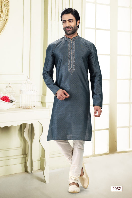 Men's Kurta Pajama - Royal Madhubani