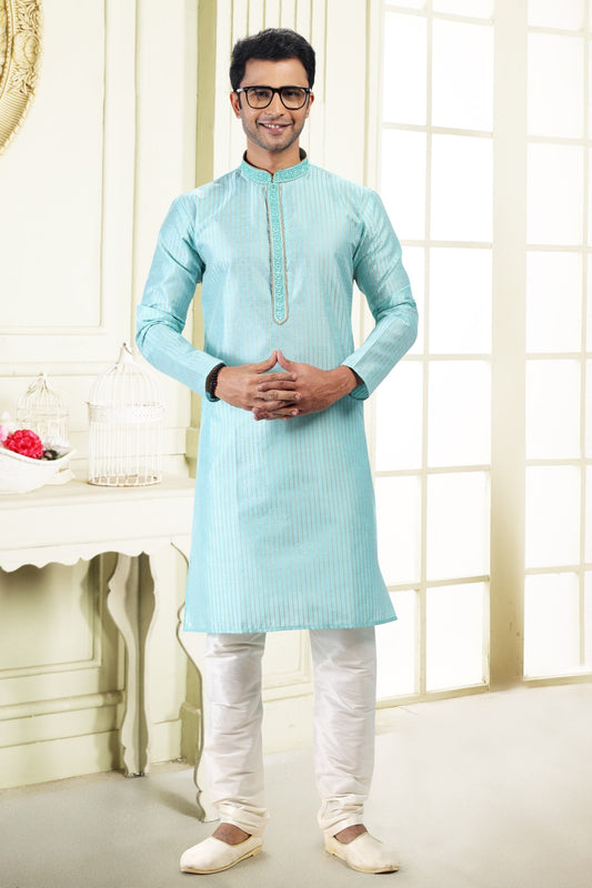 Men's Kurta Pajama - Royal Madhubani