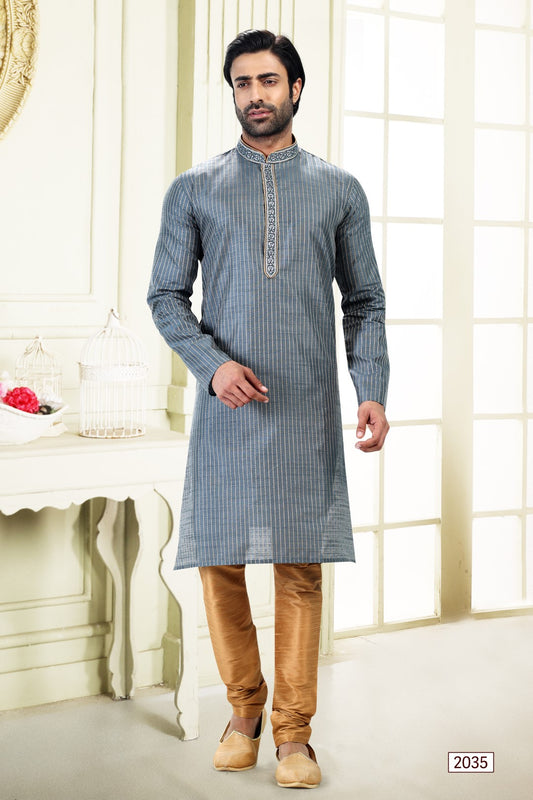 Men's Kurta Pajama - Royal Madhubani